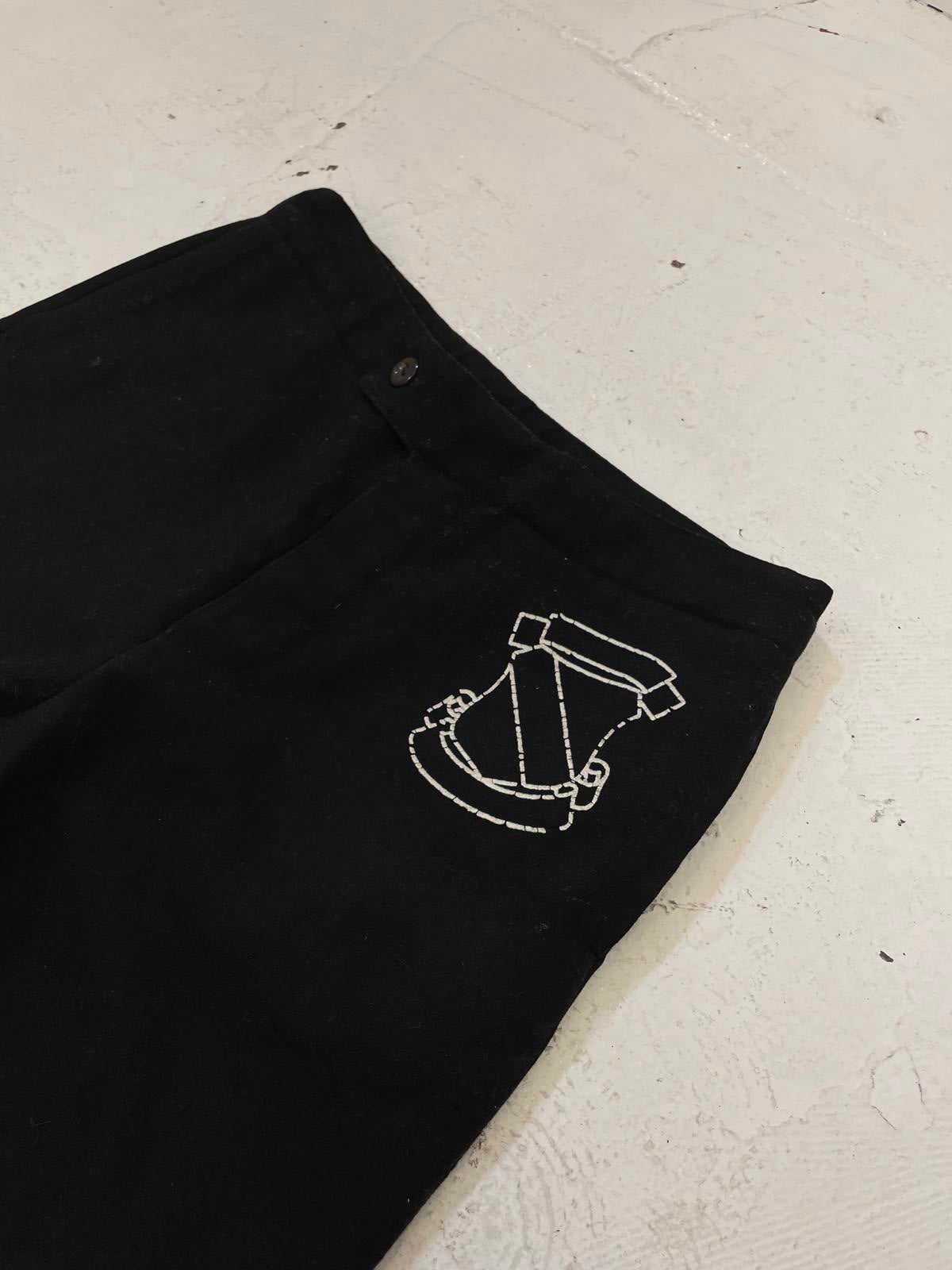 Number nine Aw01 shield wool sweat pants
