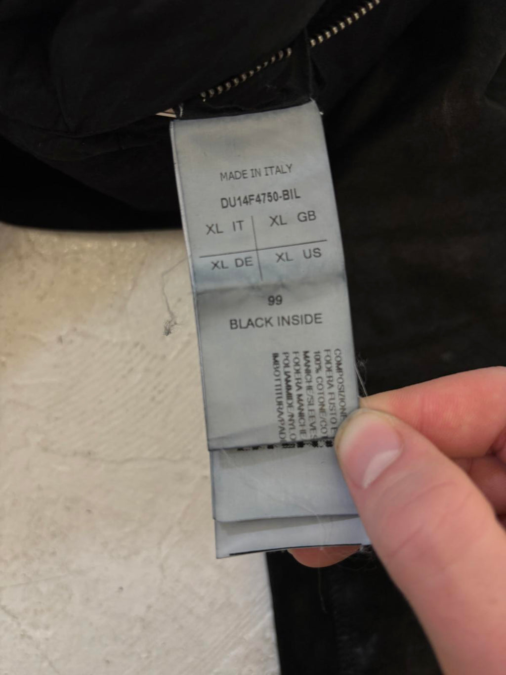 Rick Owens FW14 Hybrid Jacket