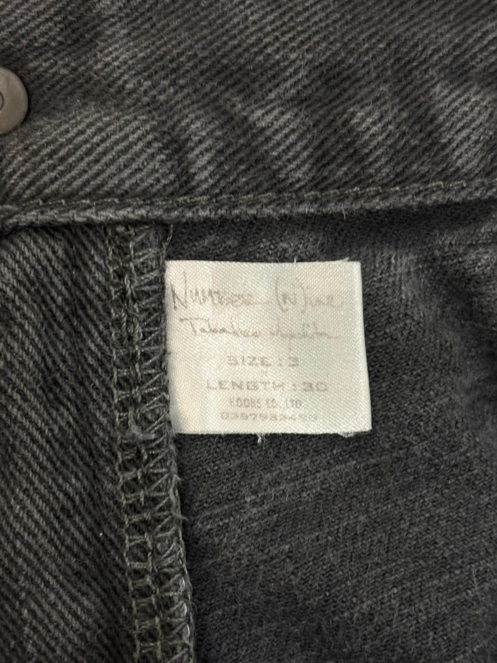 Number (N)ine “Give Peace A Chance” Jeans