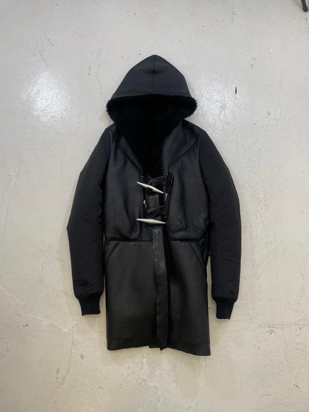 Rick Owens Leather Trenchcoat
