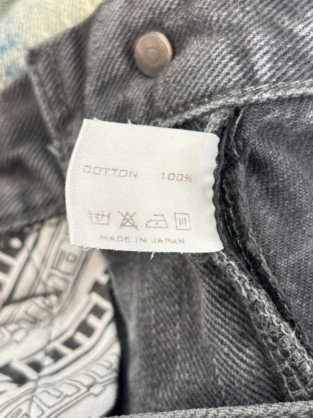 Number (N)ine “Give Peace A Chance” Jeans