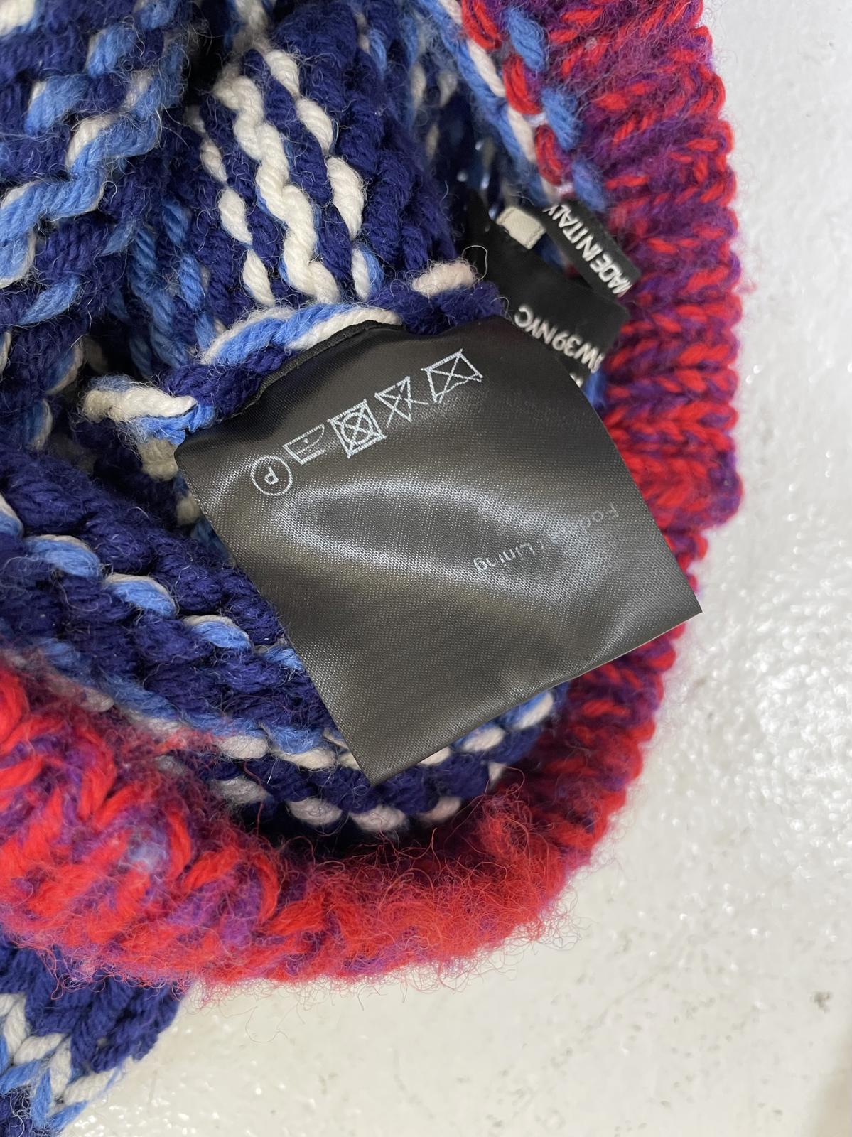 RAF SIMONS Calvin Klein blue ski mask