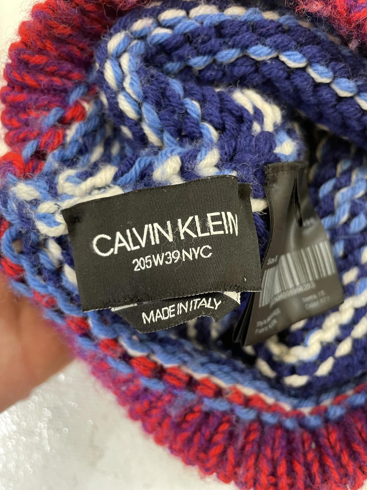 RAF SIMONS Calvin Klein blue ski mask