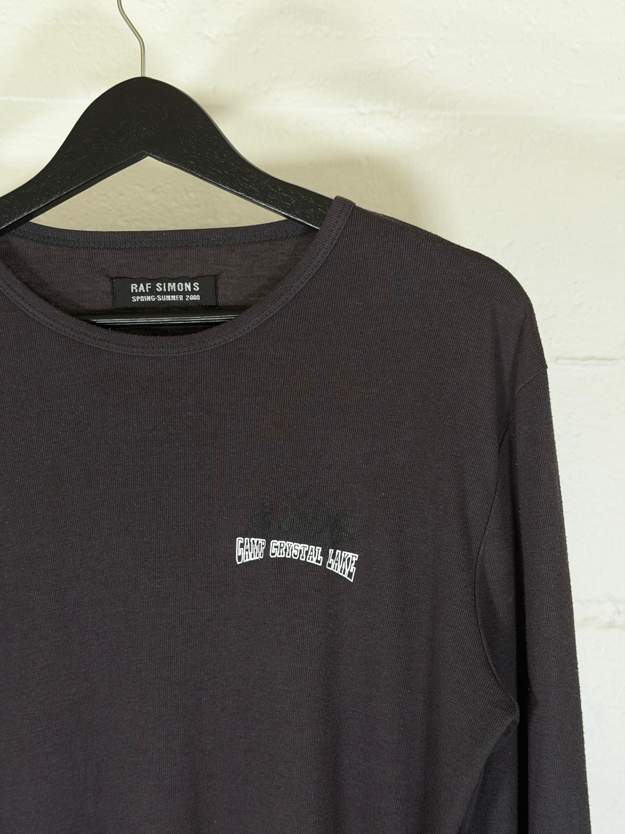 RAF SIMONS SS02 CAMP CRYSTAL LAKE LONG SLEEVE