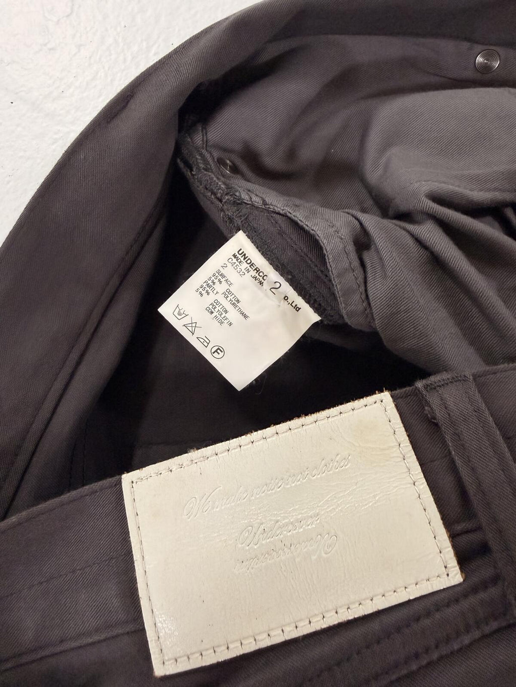 undercover ss09 neoboy lighting bolt paneled denim