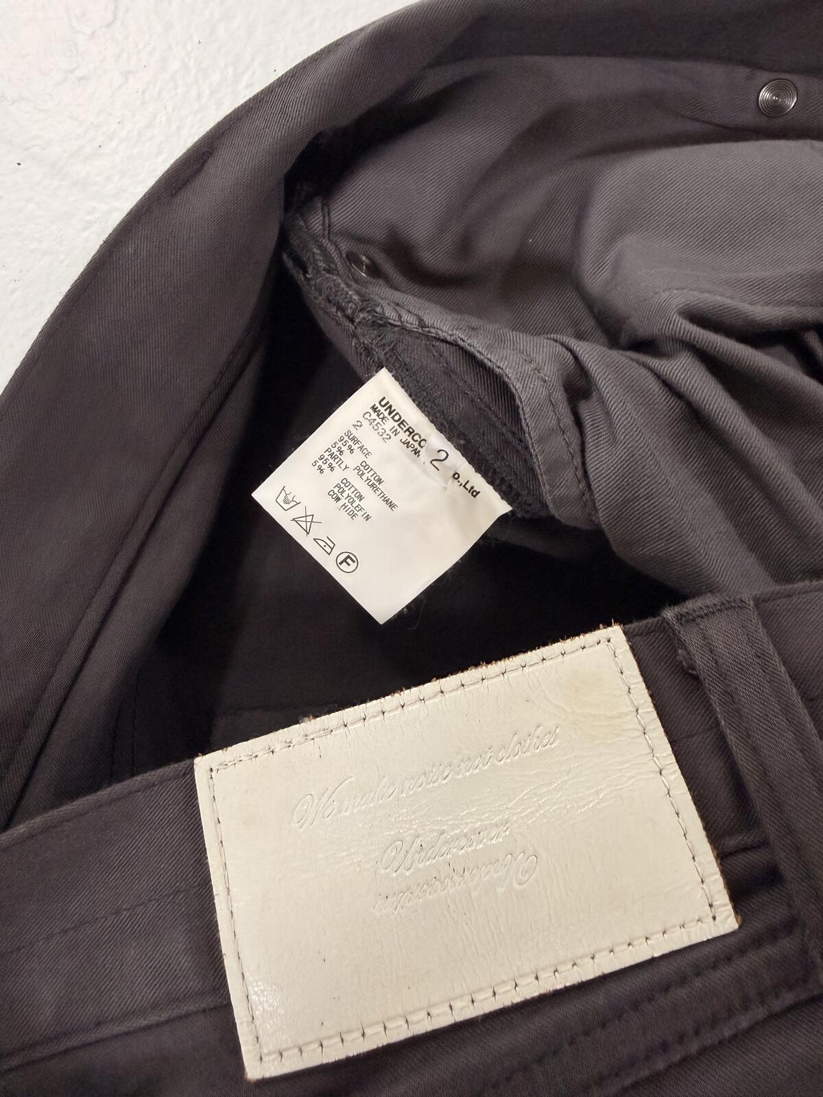 undercover ss09 neoboy lighting bolt paneled denim