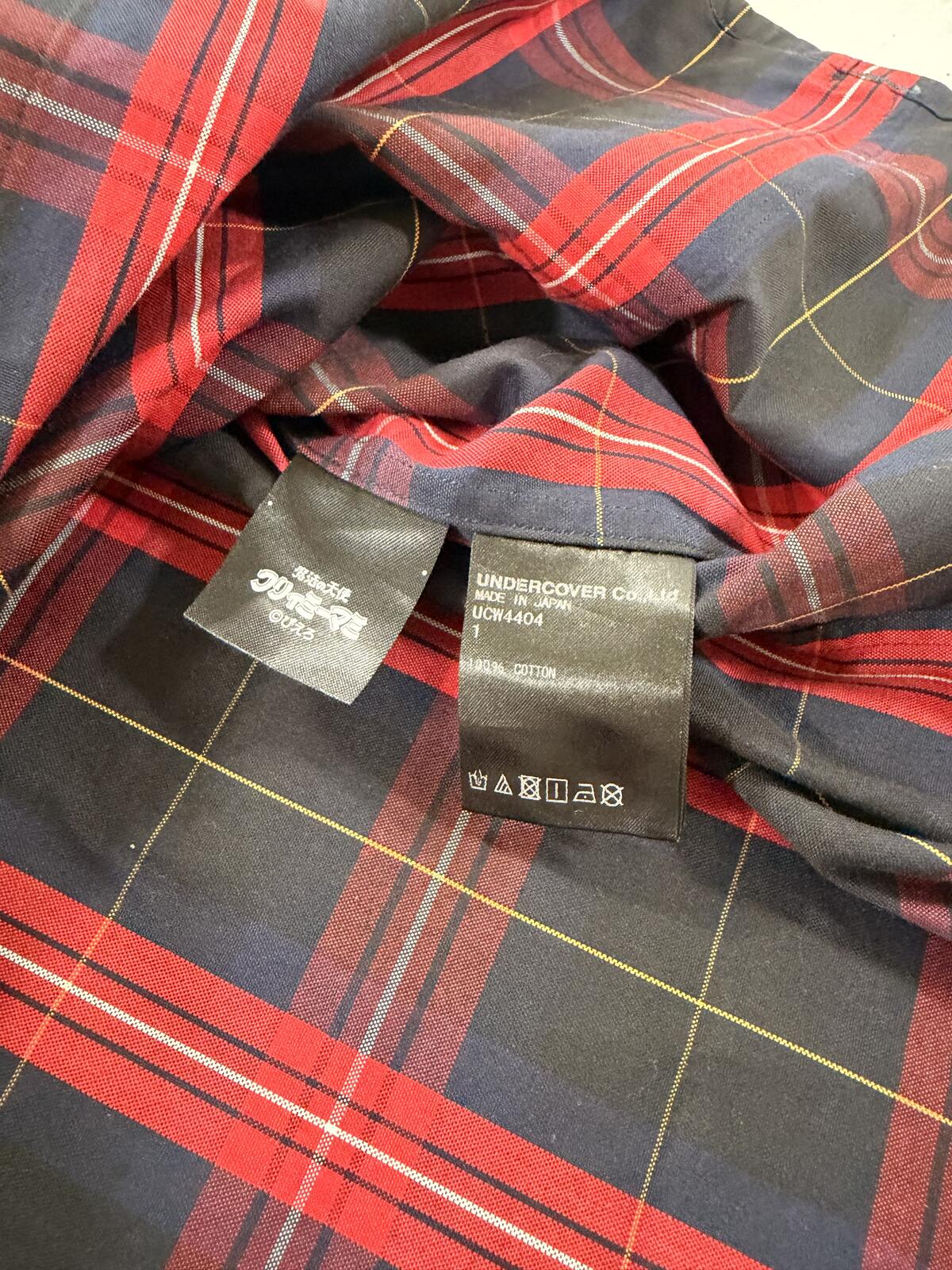 Undercover "Bloody Geekers" Zipper Flannel