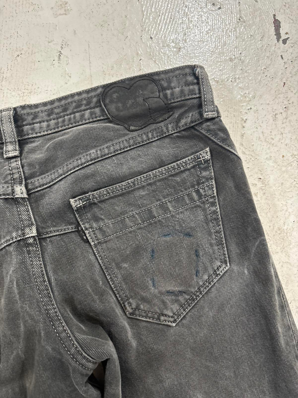 Number (N)ine SS08 Mudwash Jeans