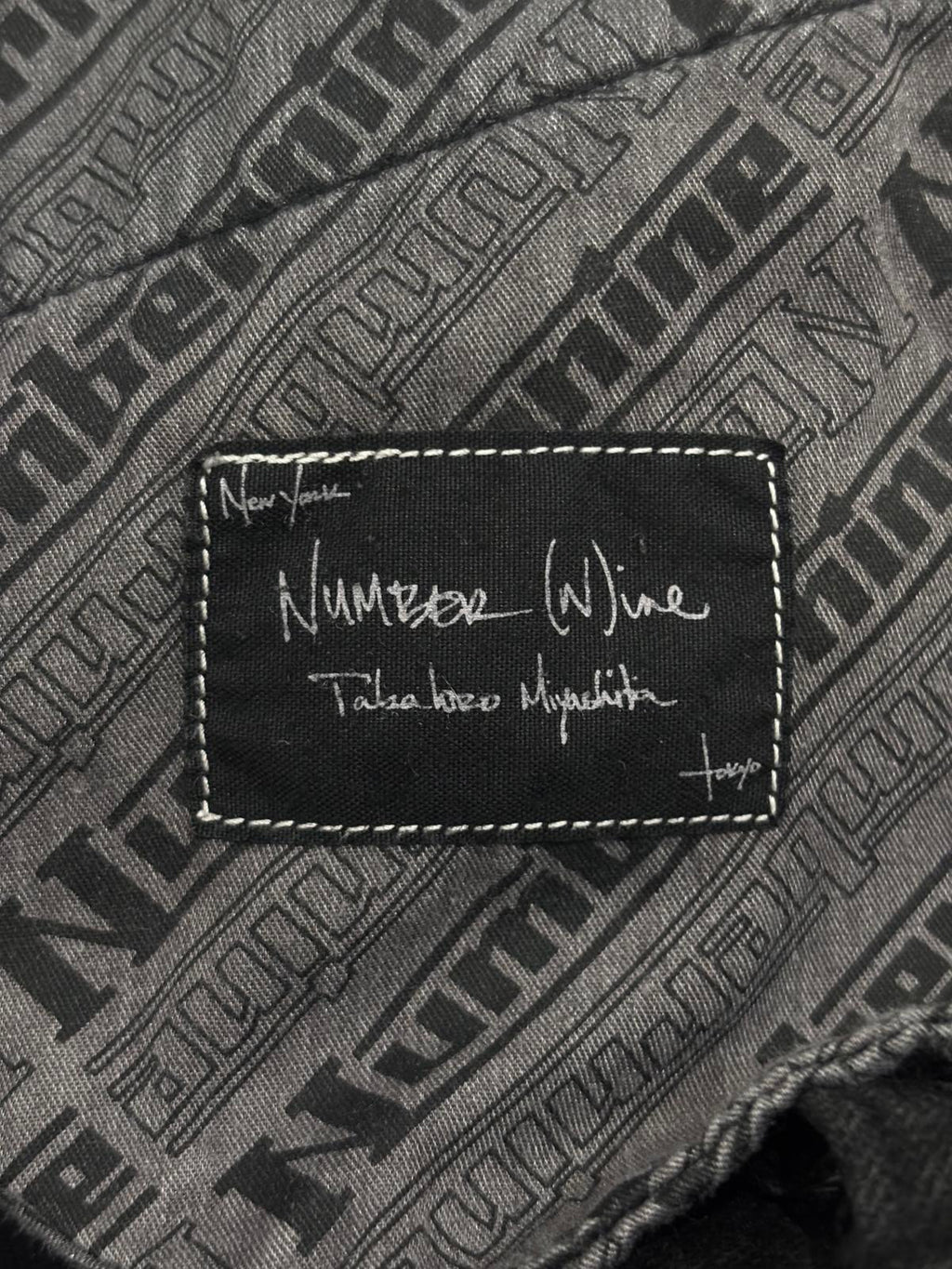 Number (N)ine Noir Denim