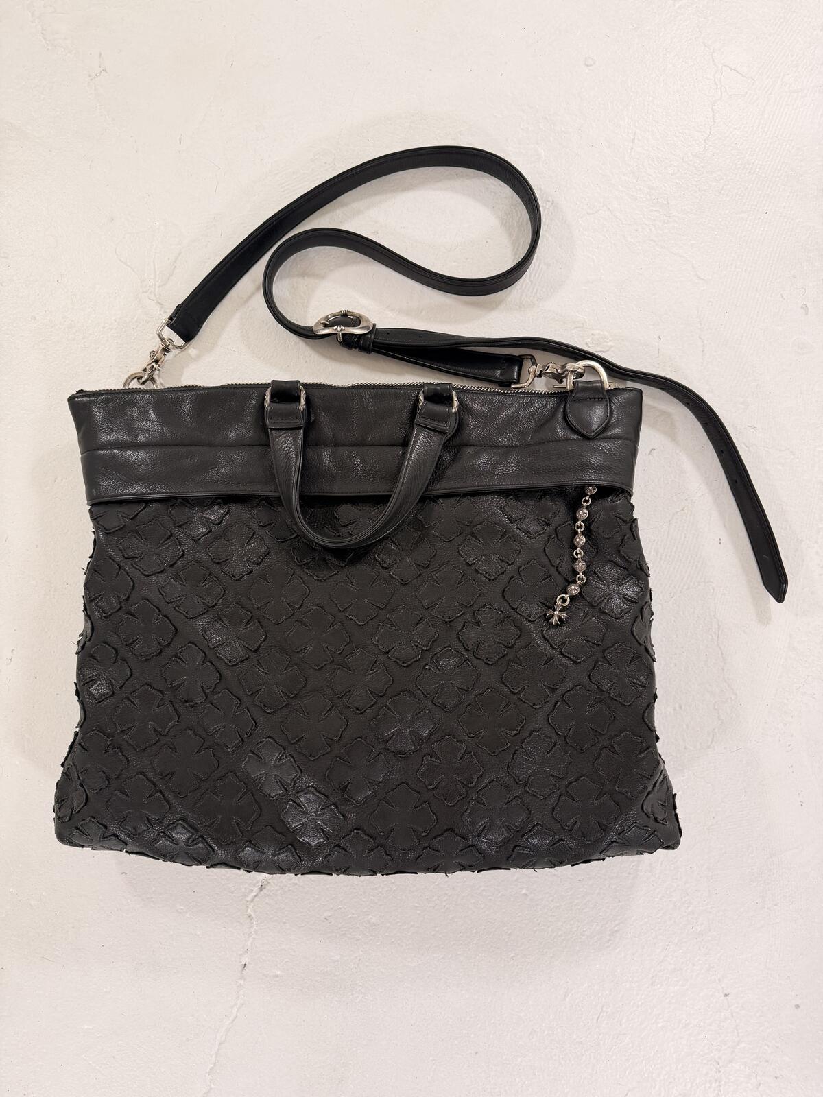 Chrome hearts cross patch messenger brief