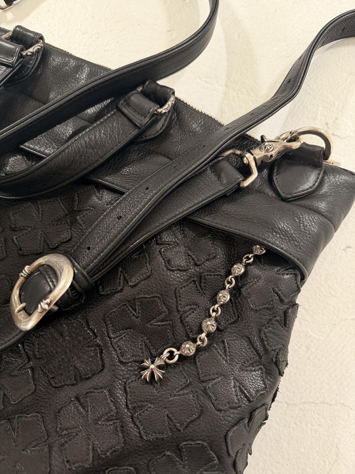 Chrome hearts cross patch messenger brief
