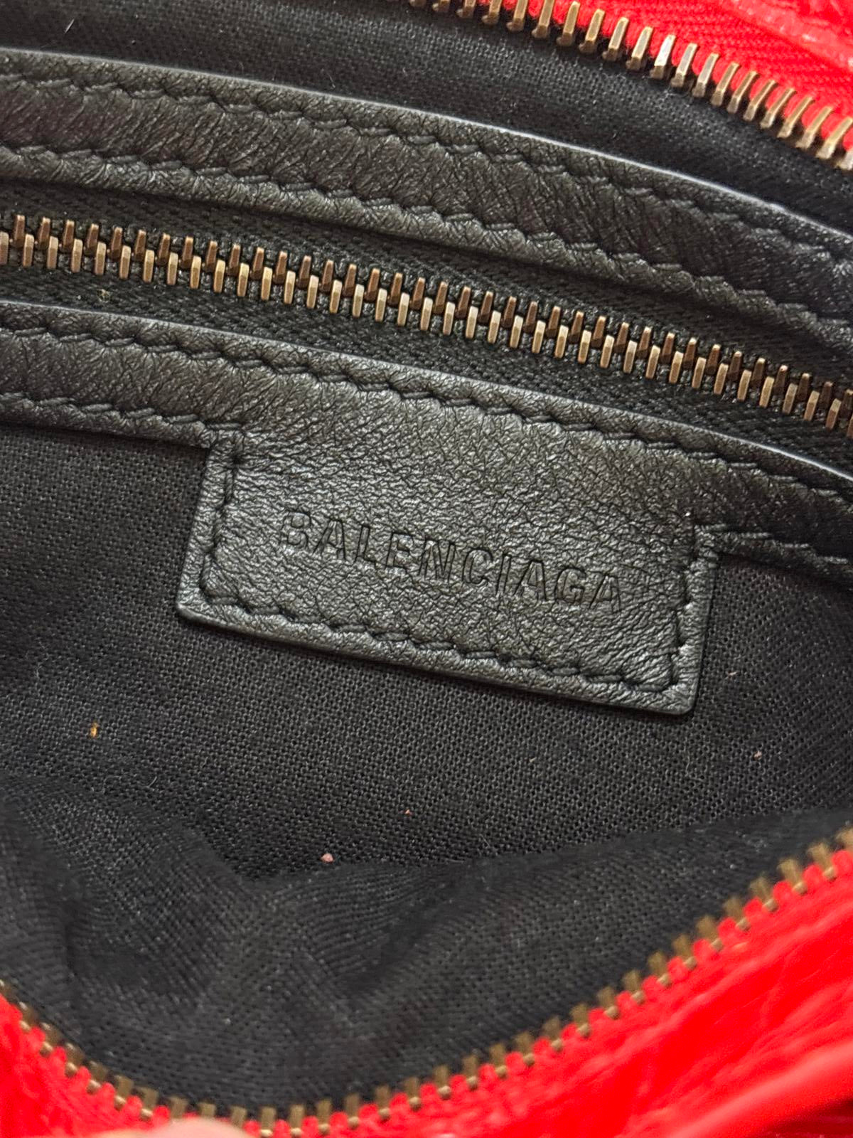 Balenciaga Red Mini City Bag