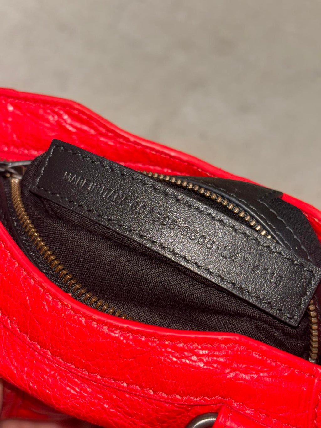 Balenciaga Red Mini City Bag