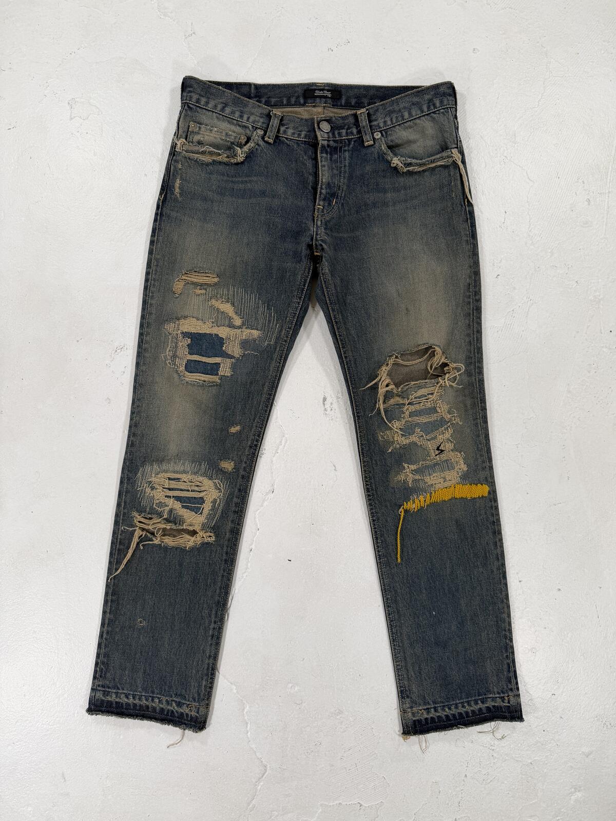 Undercover 68 Yellow Yarn Denim