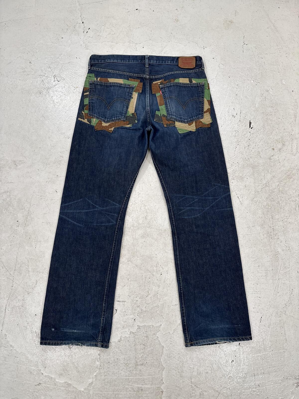 Junya Watanabe Camo Patchwork Jeans