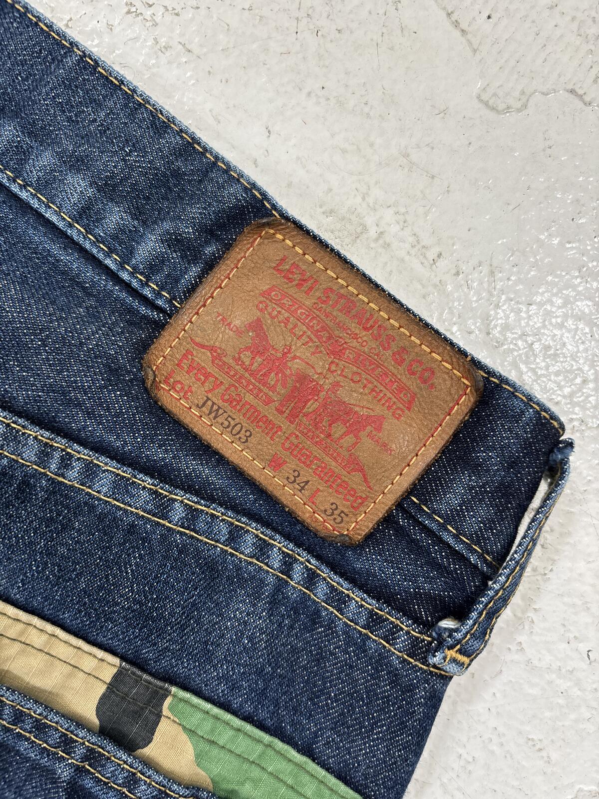 Junya Watanabe Camo Patchwork Jeans