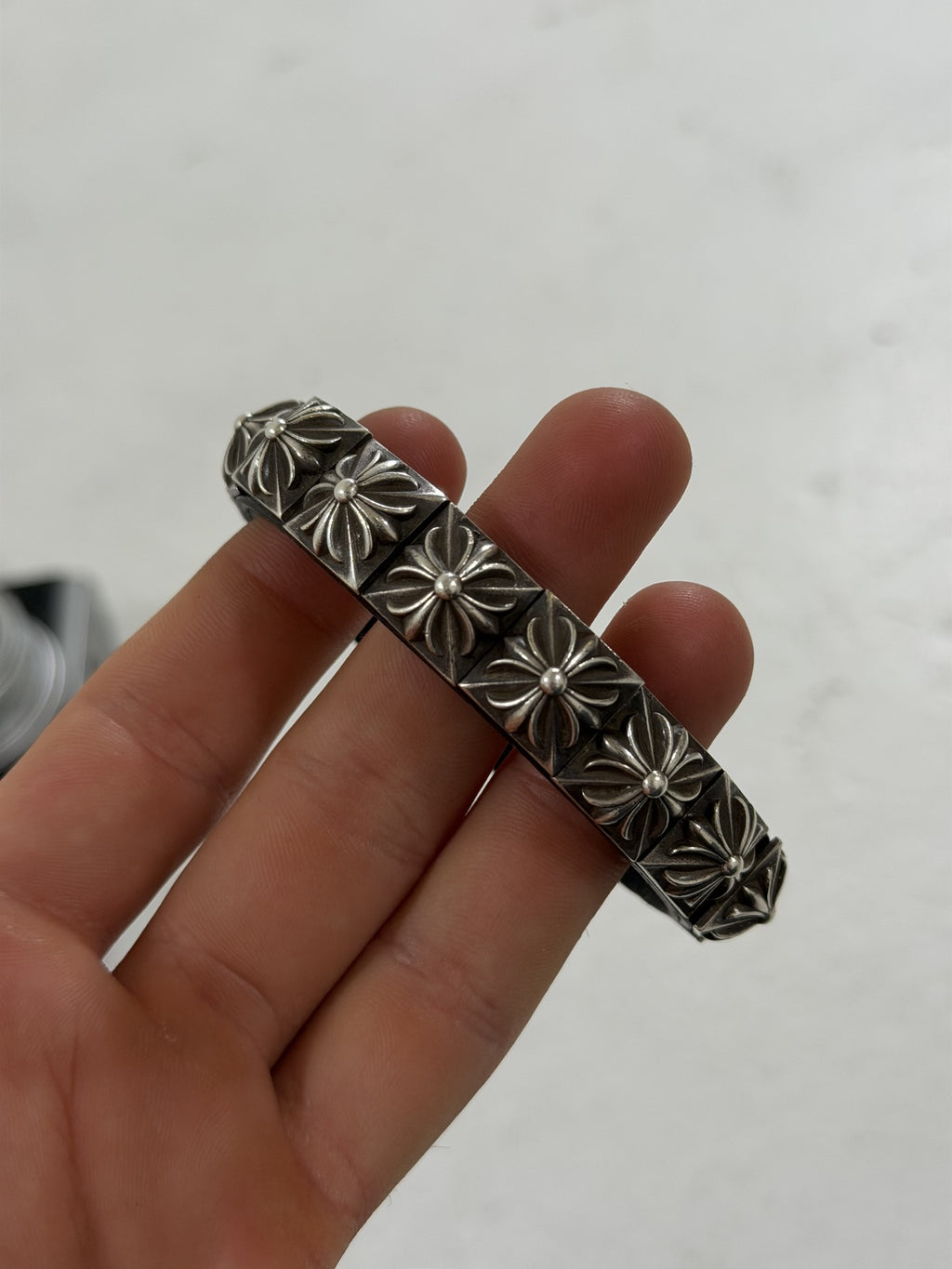 Chrome Hearts Pryamid Snap Bracelet {{ color }} {{ brand }} {{ archive }} {{ season }} {{ year }} {{ hedi slimane }}