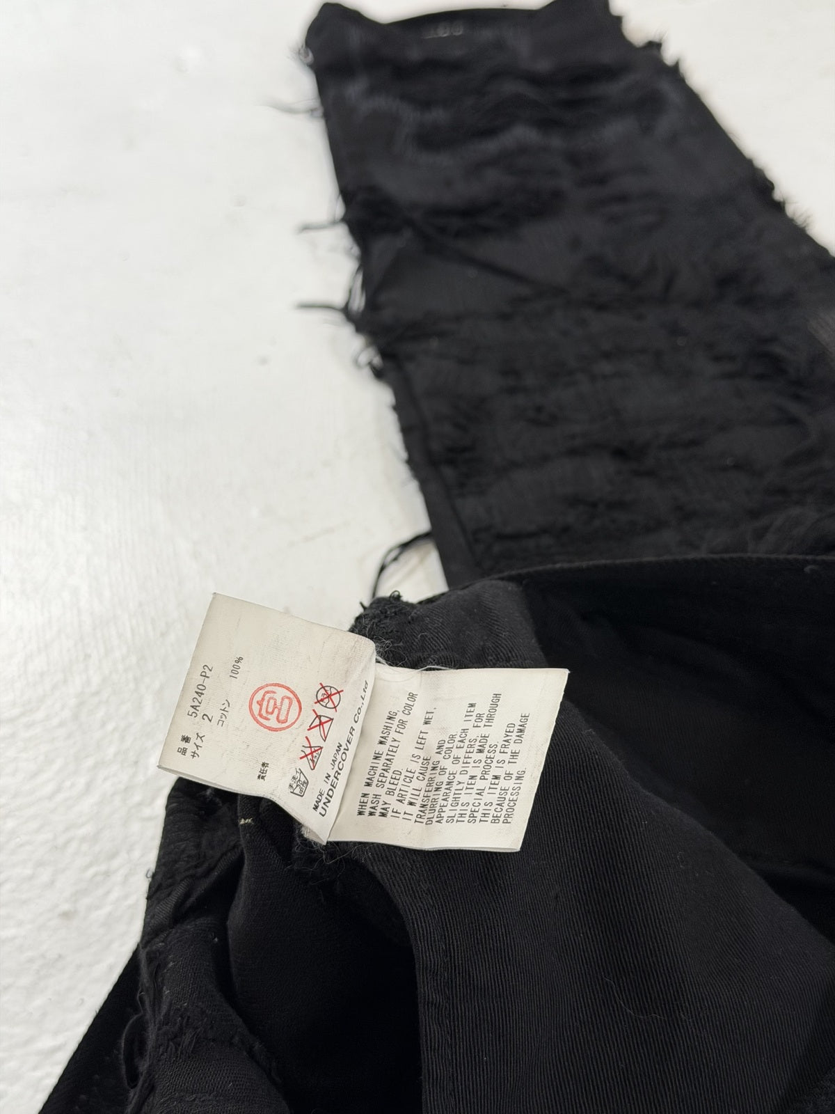 Undercover 85 Black denim Jeans