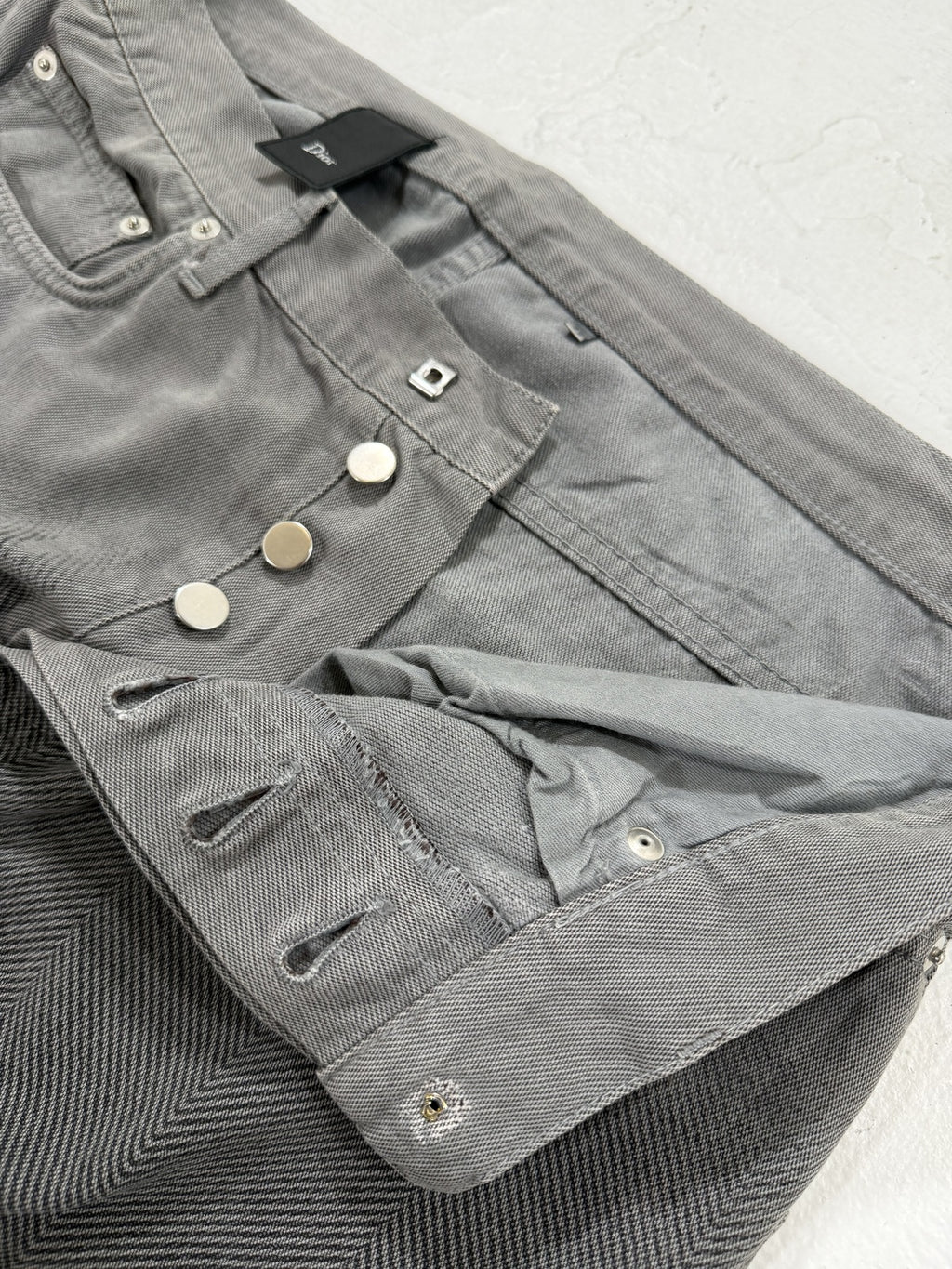 Dior Tire Mark Denim {{ color }} {{ brand }} {{ archive }} {{ season }} {{ year }} {{ hedi slimane }}