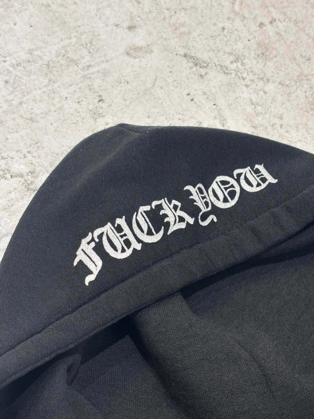 Chrome Hearts Thermal Fuck You Hoodie