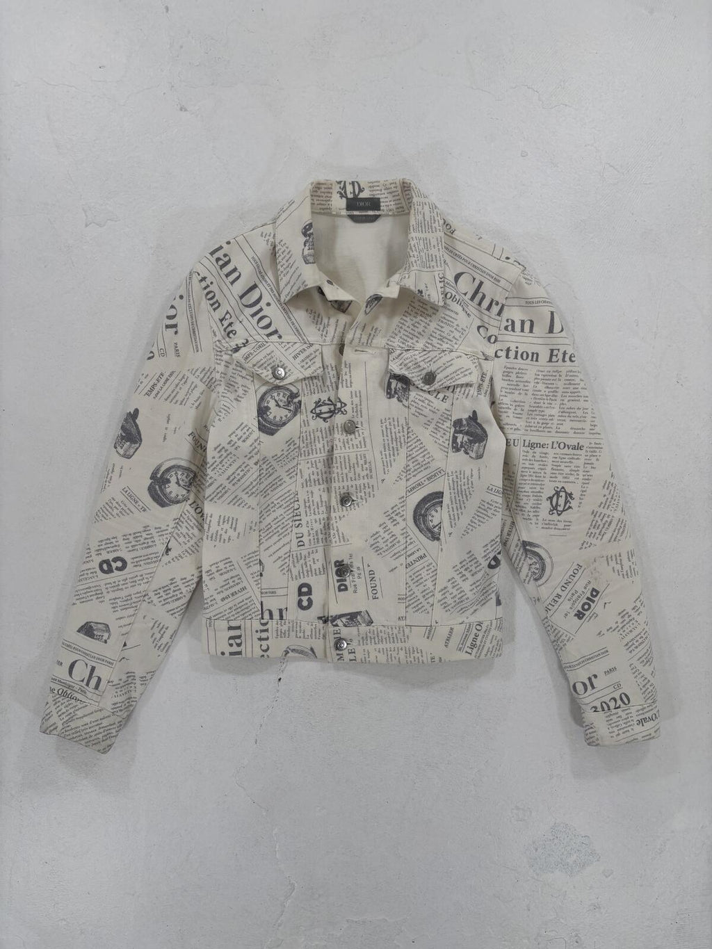 Dior Homme Newspaper Jacket