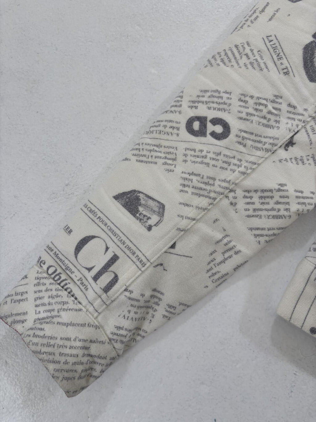 Dior Homme Newspaper Jacket