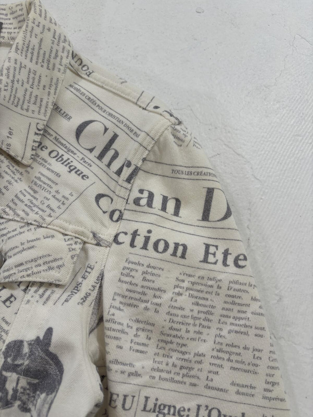 Dior Homme Newspaper Jacket