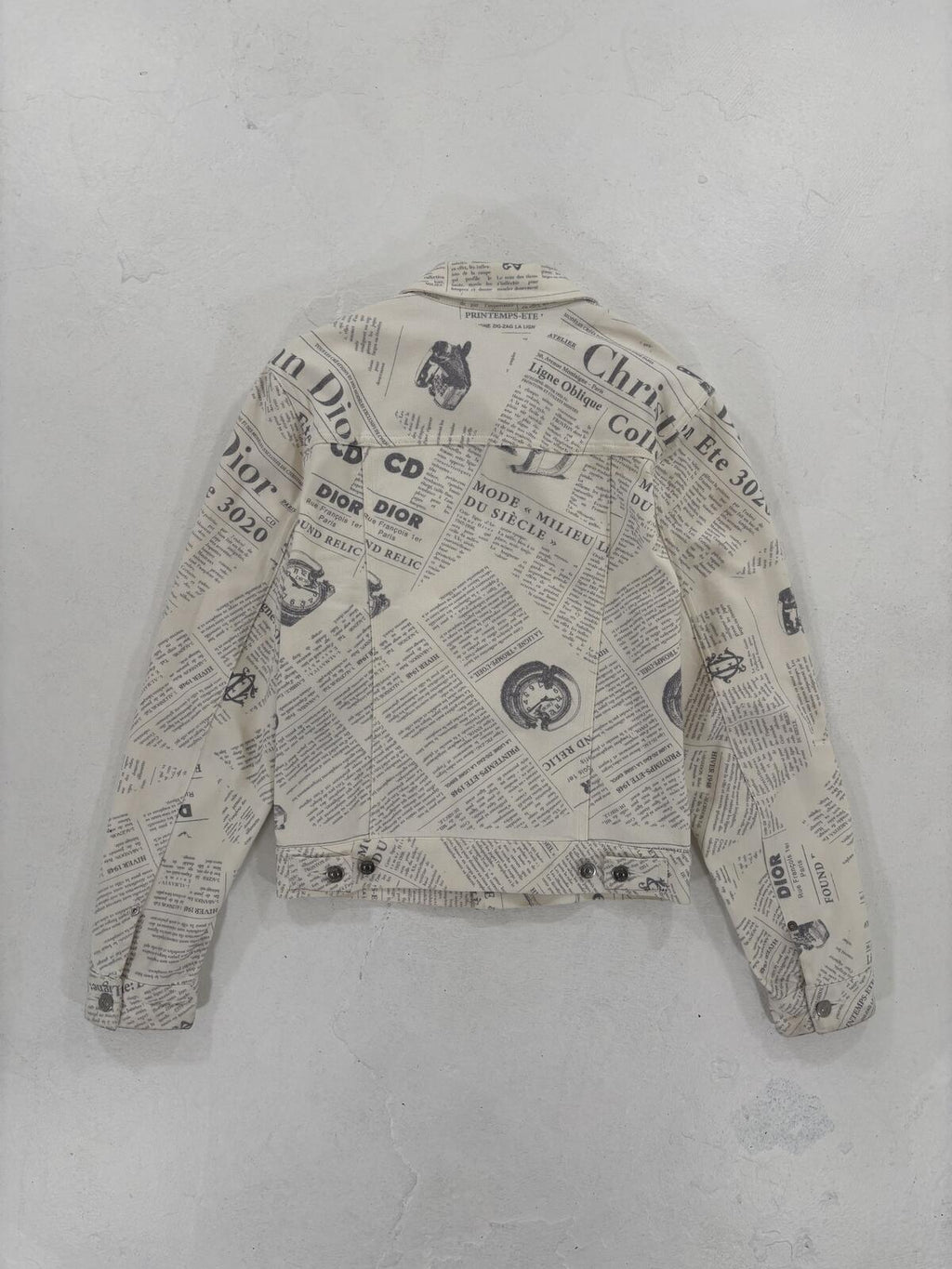 Dior Homme Newspaper Jacket