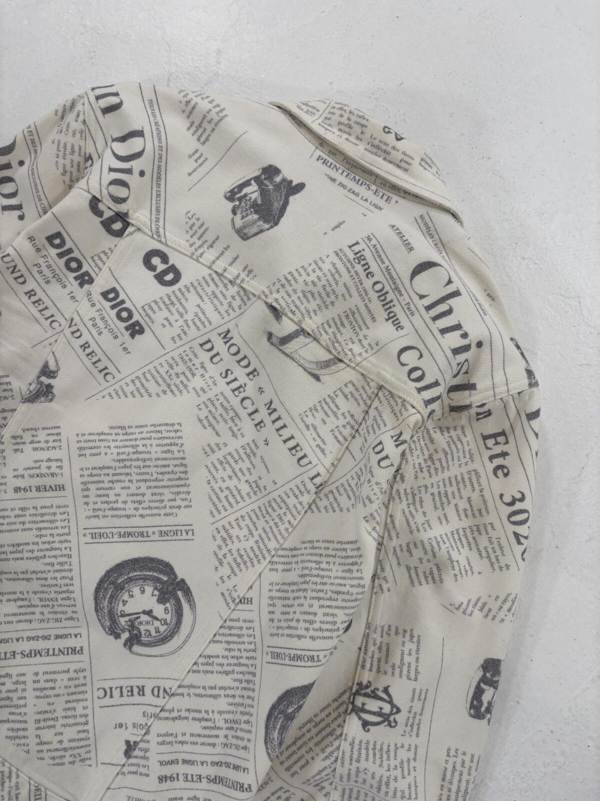 Dior Homme Newspaper Jacket