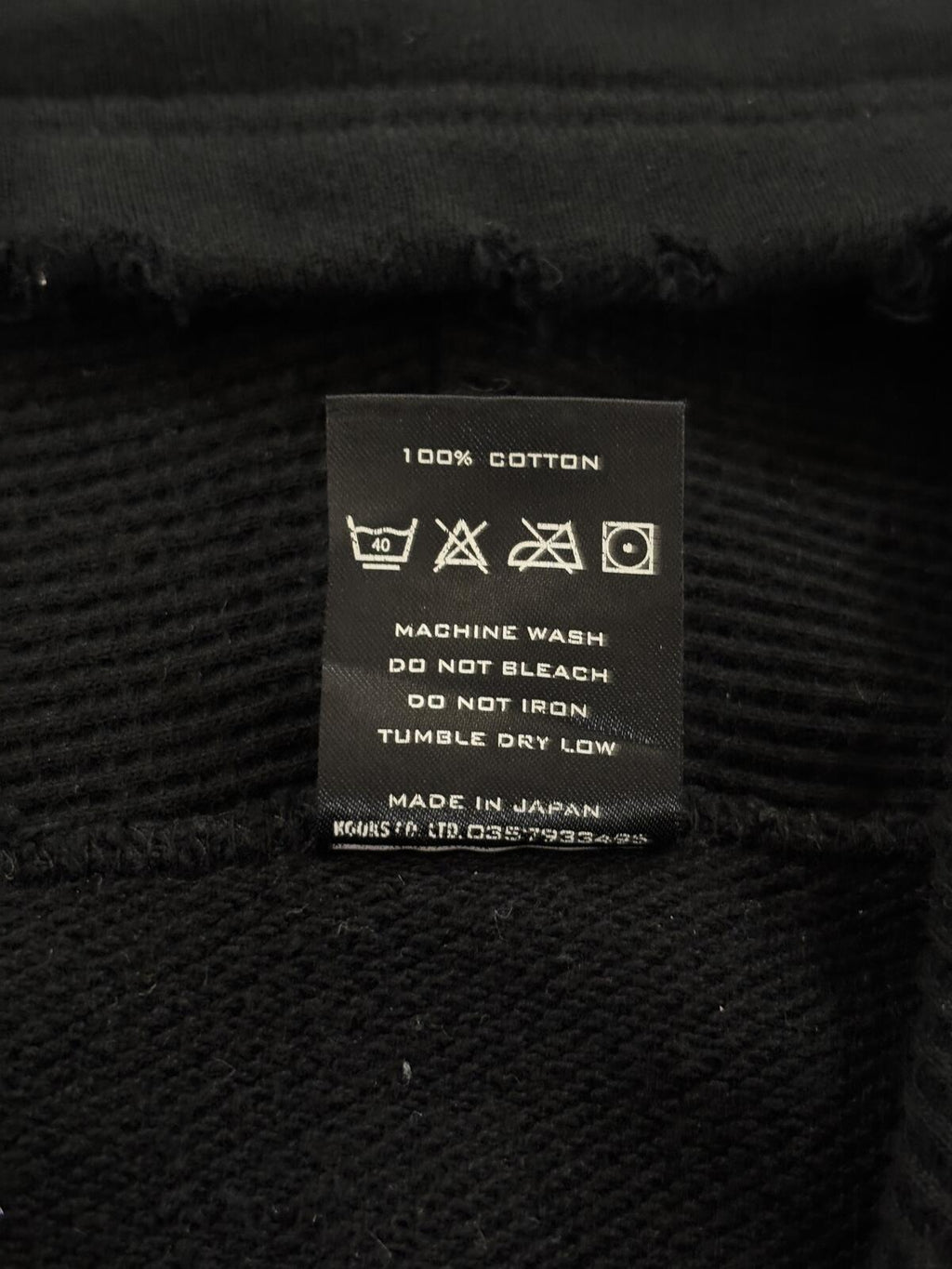 Number (N)ine THS Zip-Up Hoodie