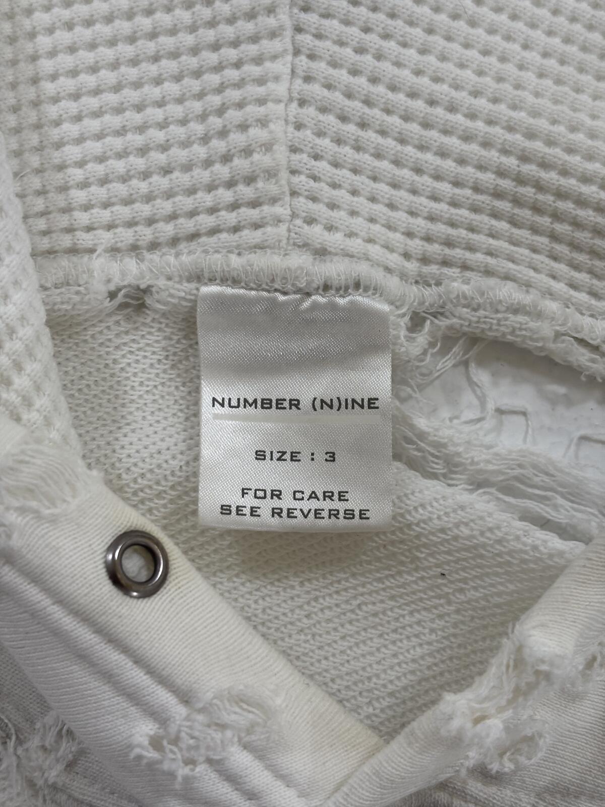 Number (N)ine Thrashed Hoodie