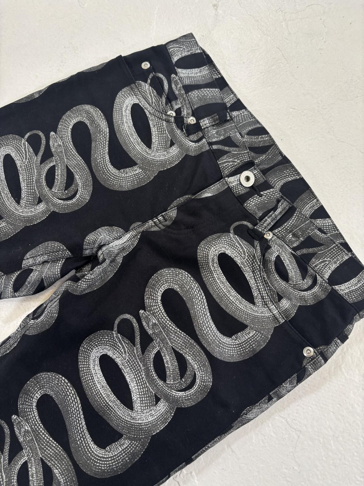 Hysteric Glamour Snake Print Jeans