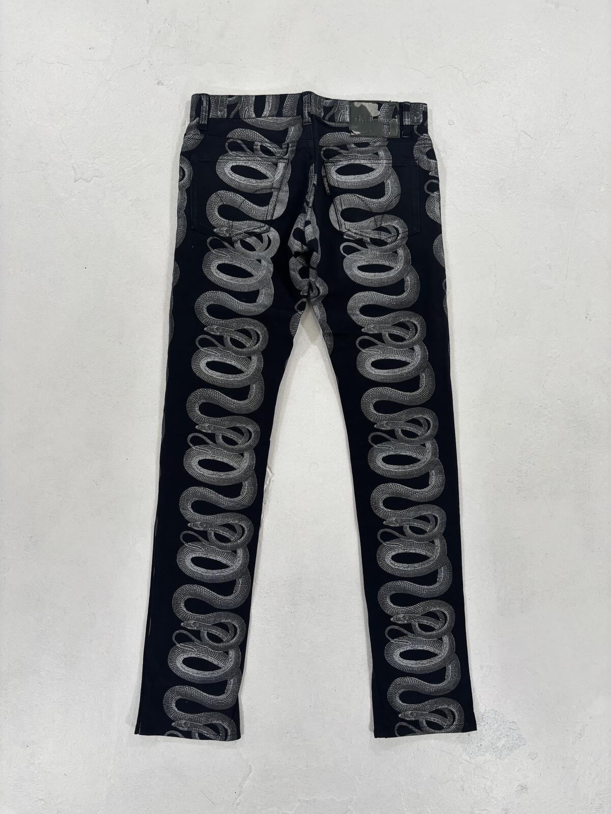 Hysteric Glamour Snake Print Jeans