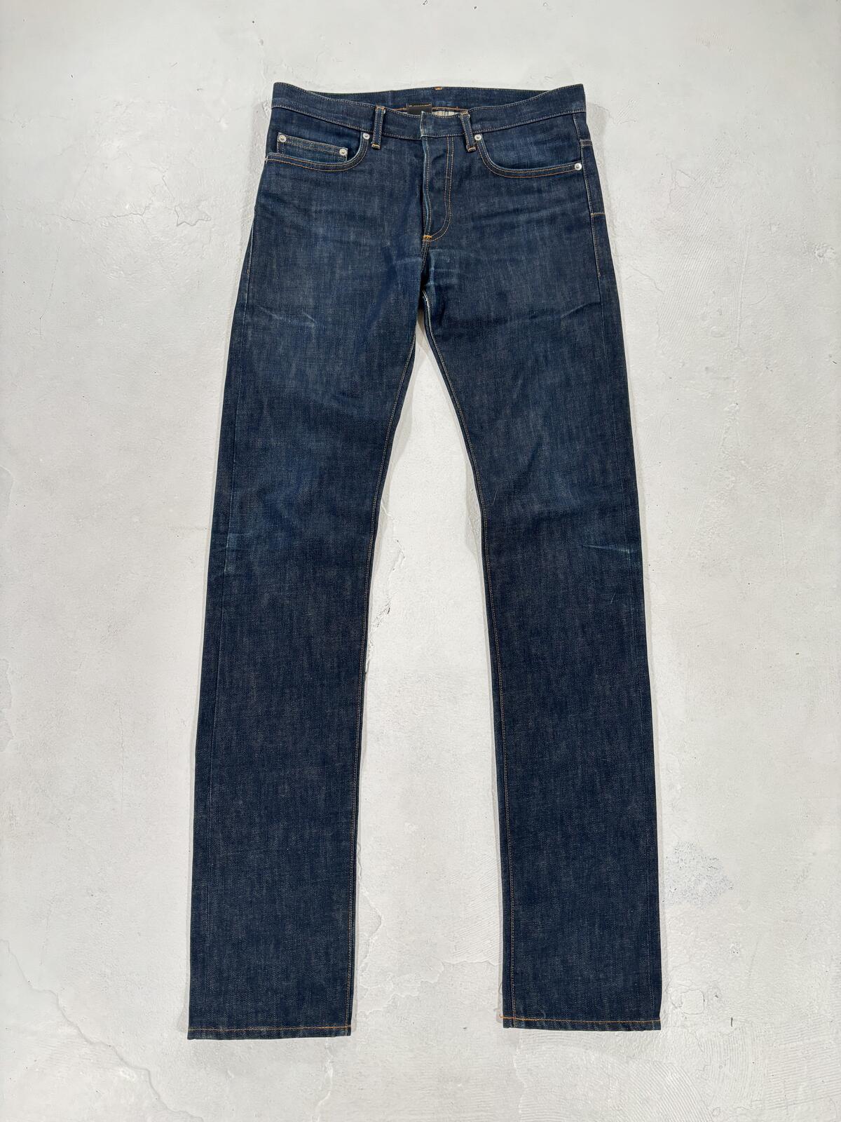Dior Homme Raw Jeans