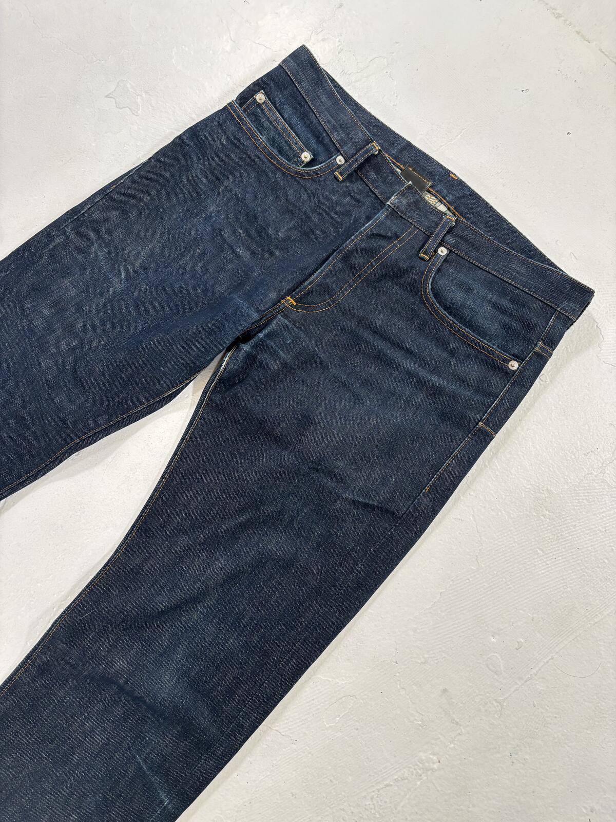 Dior Homme Raw Jeans