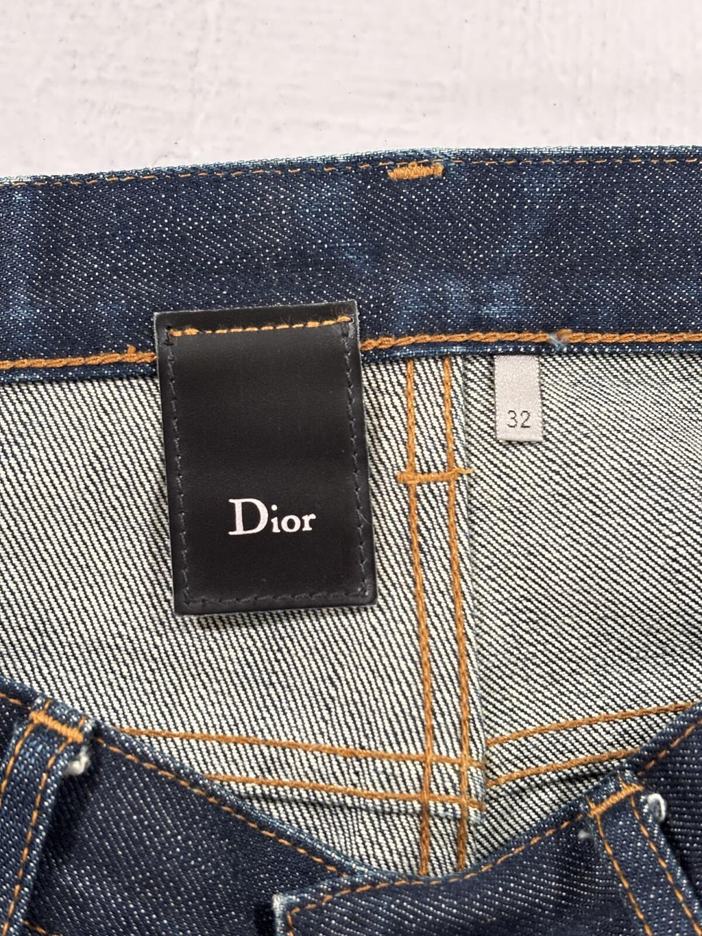 Dior Homme Raw Jeans