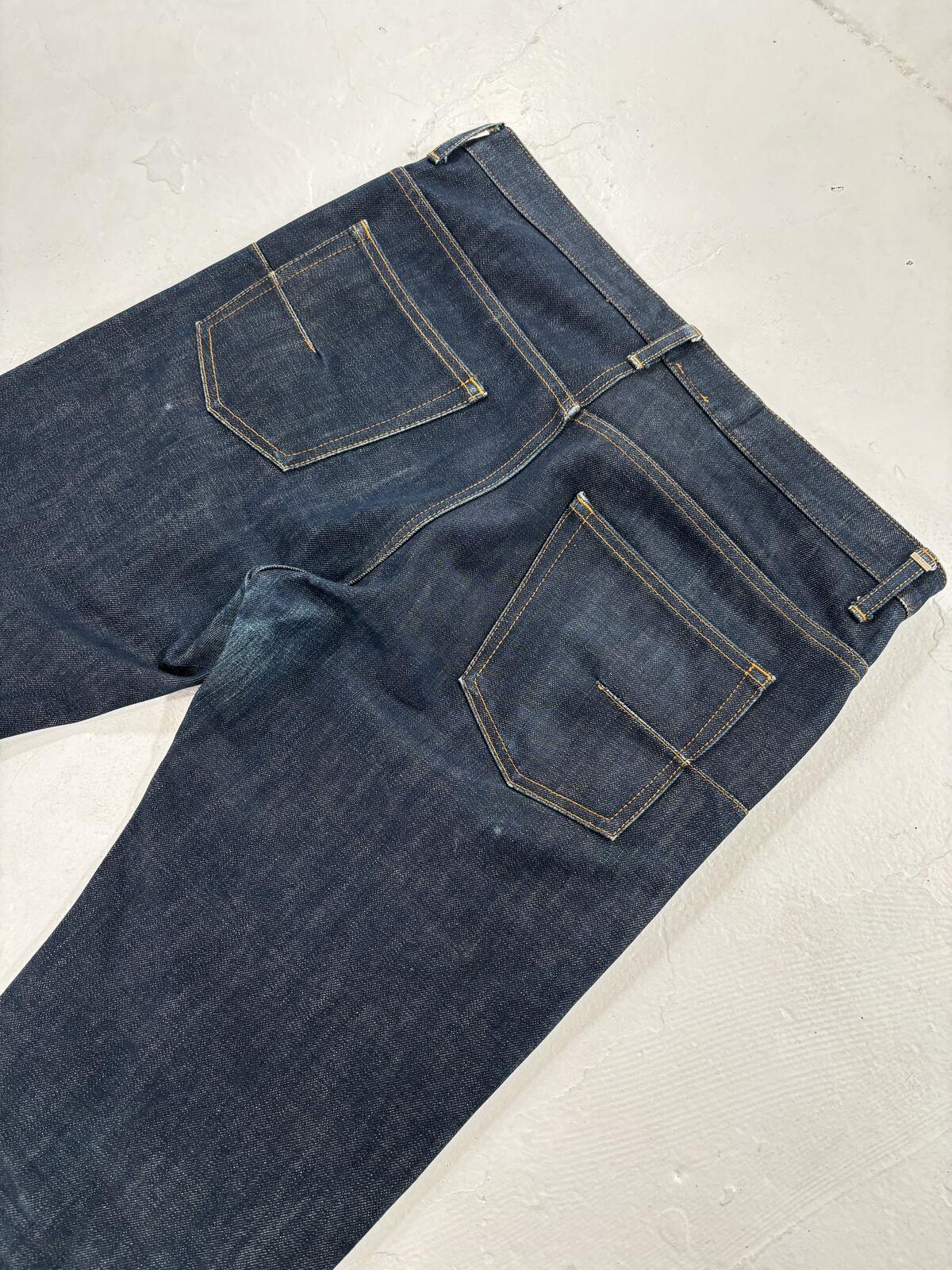 Dior Homme Raw Jeans
