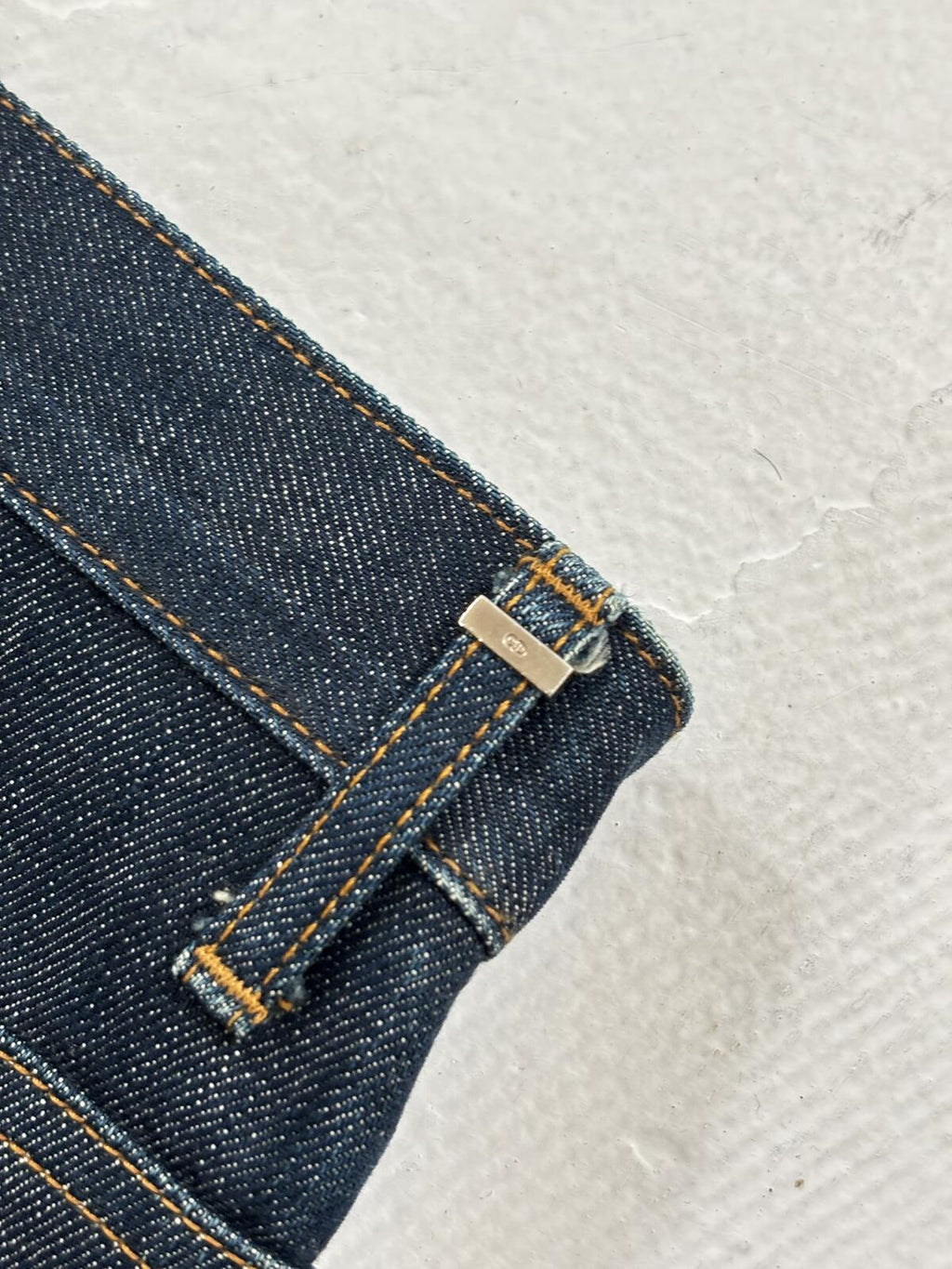 Dior Homme Raw Jeans