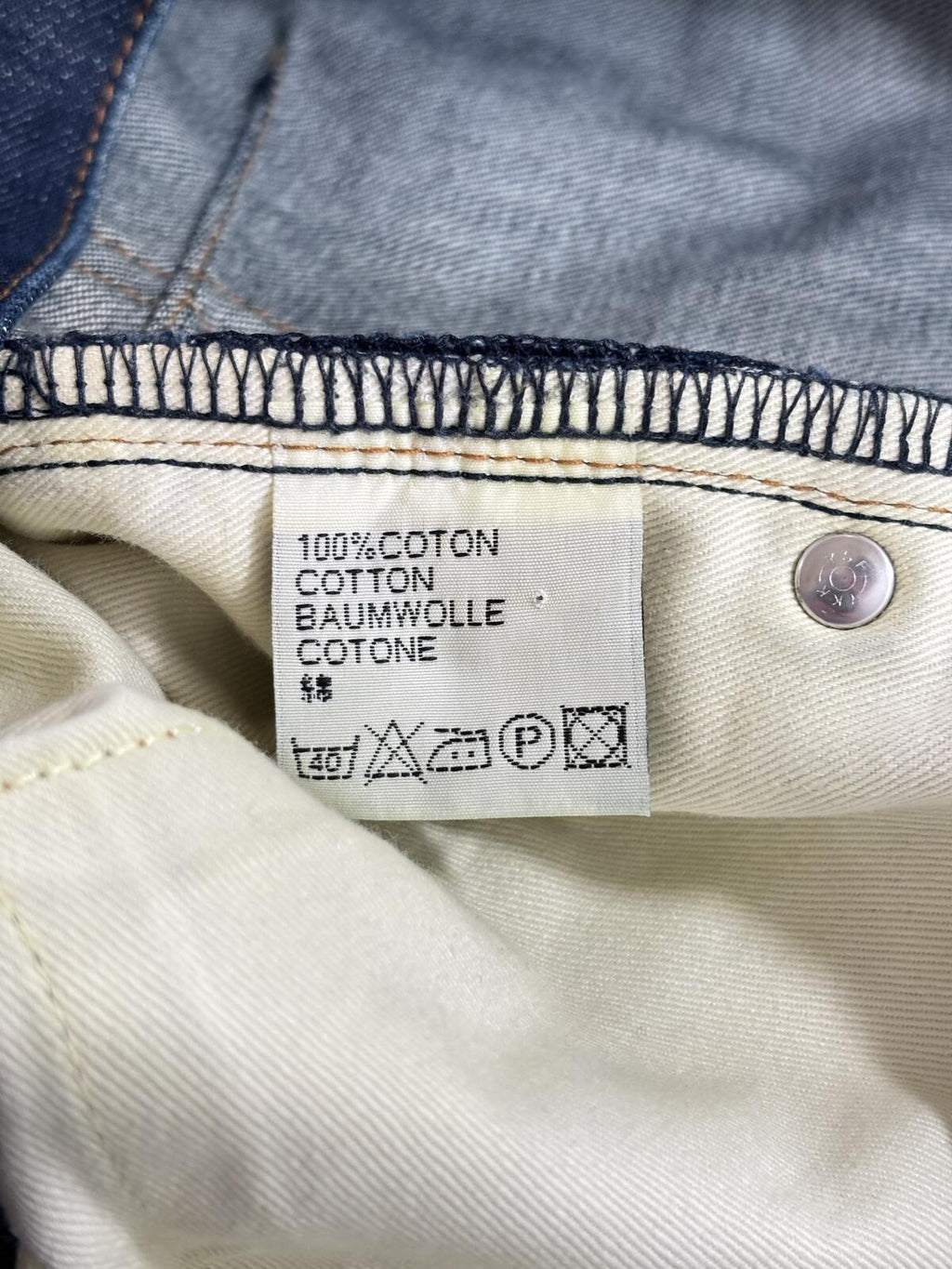 Dior Homme Raw Jeans