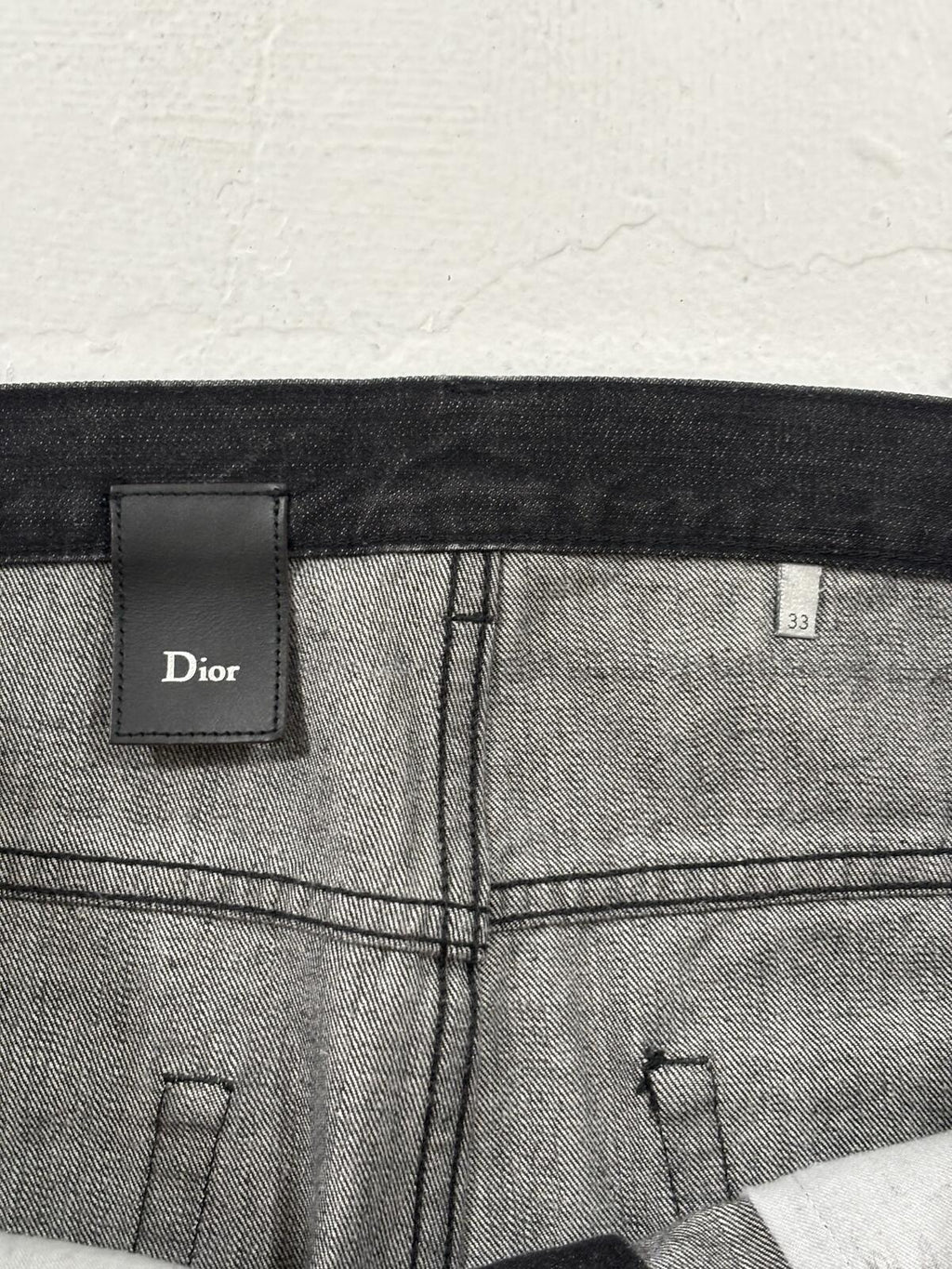 Dior Homme Black Washed Jeans