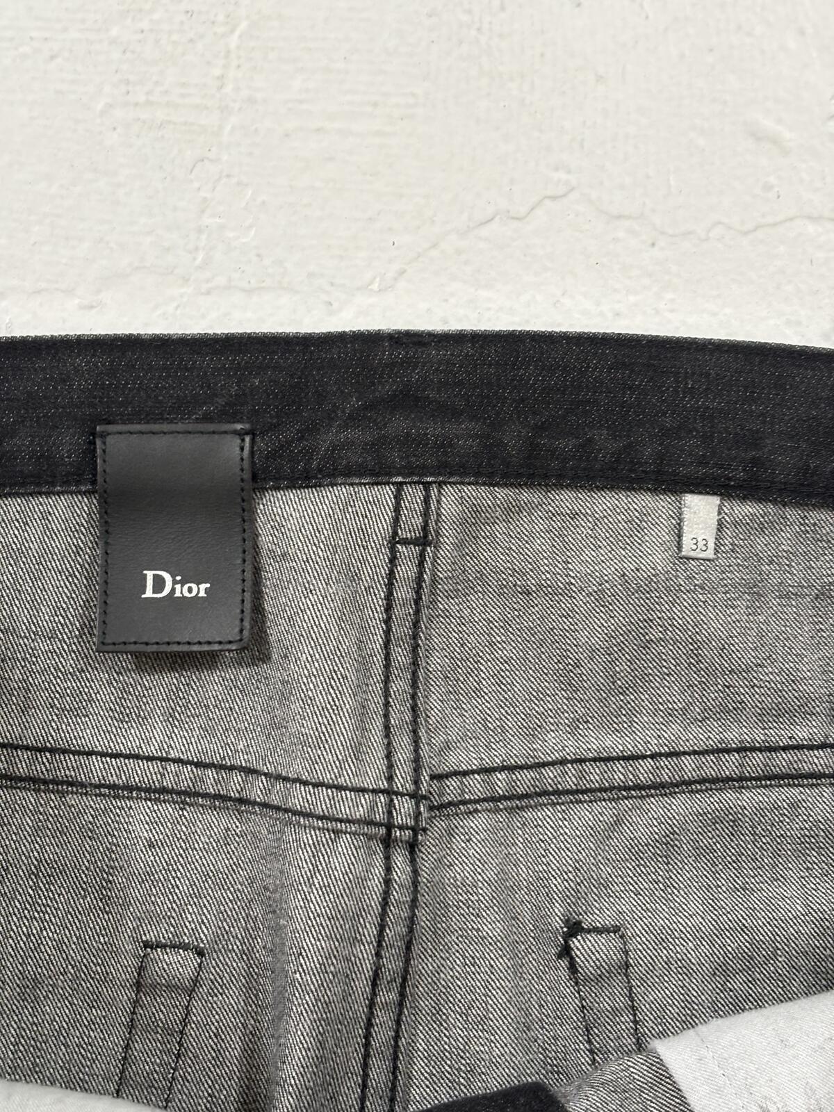 Dior Homme Black Washed Jeans