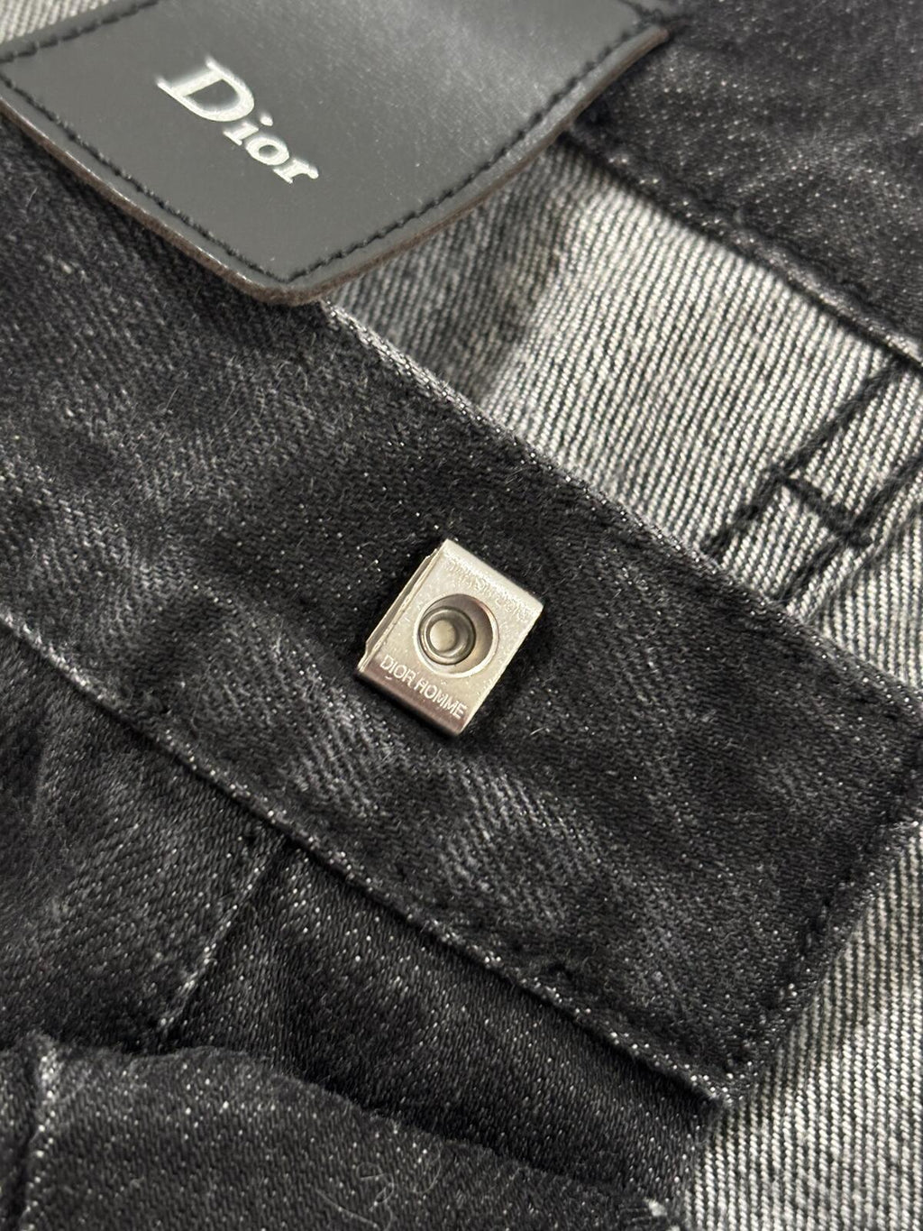 Dior Homme Black Washed Jeans