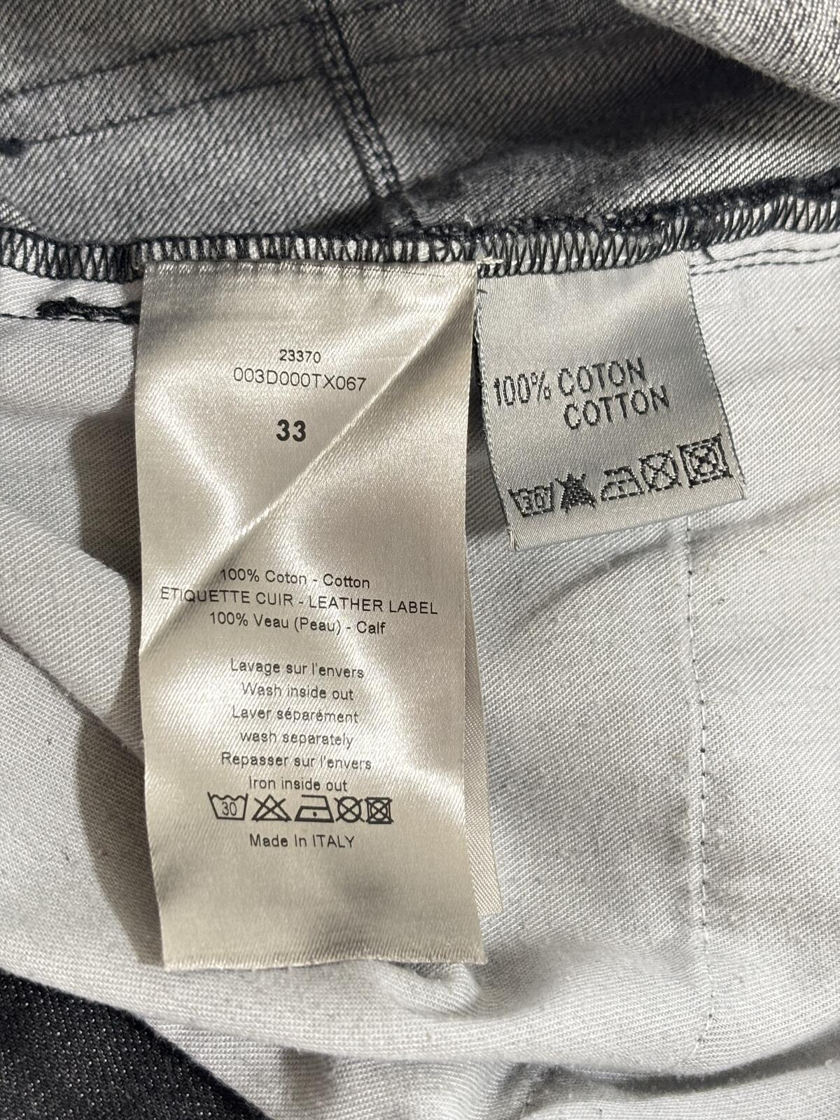 Dior Homme Black Washed Jeans