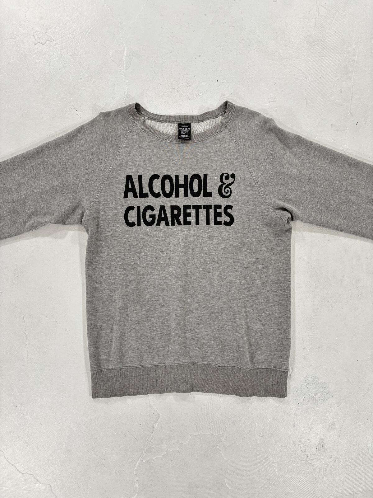 Number (N)ine Alcohol & Cigarettes Crewneck