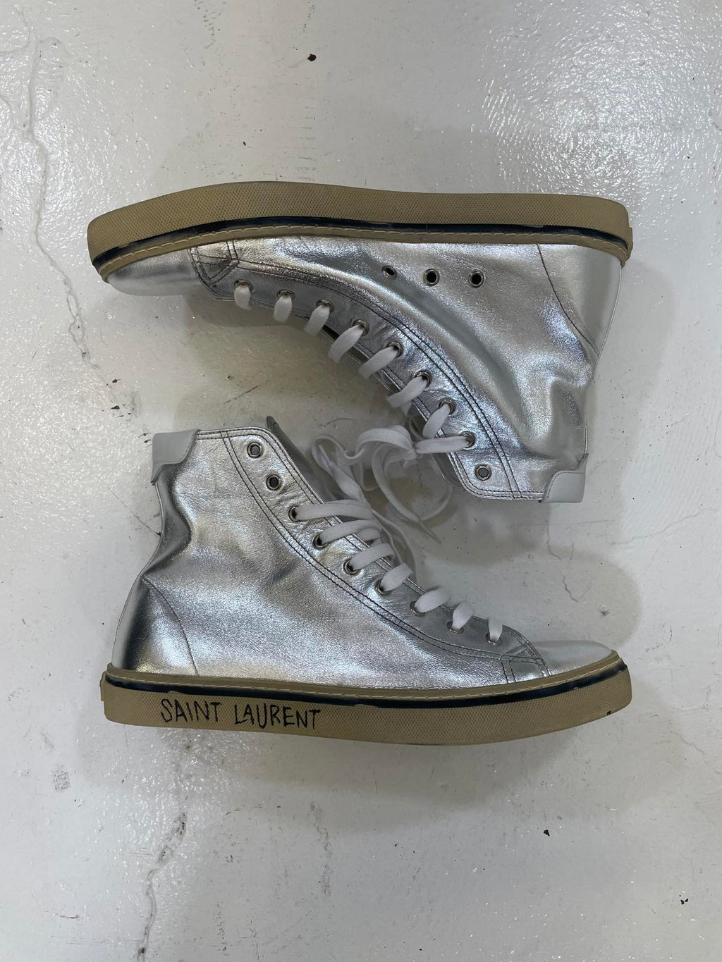 Saint Laurent Silver sneakers
