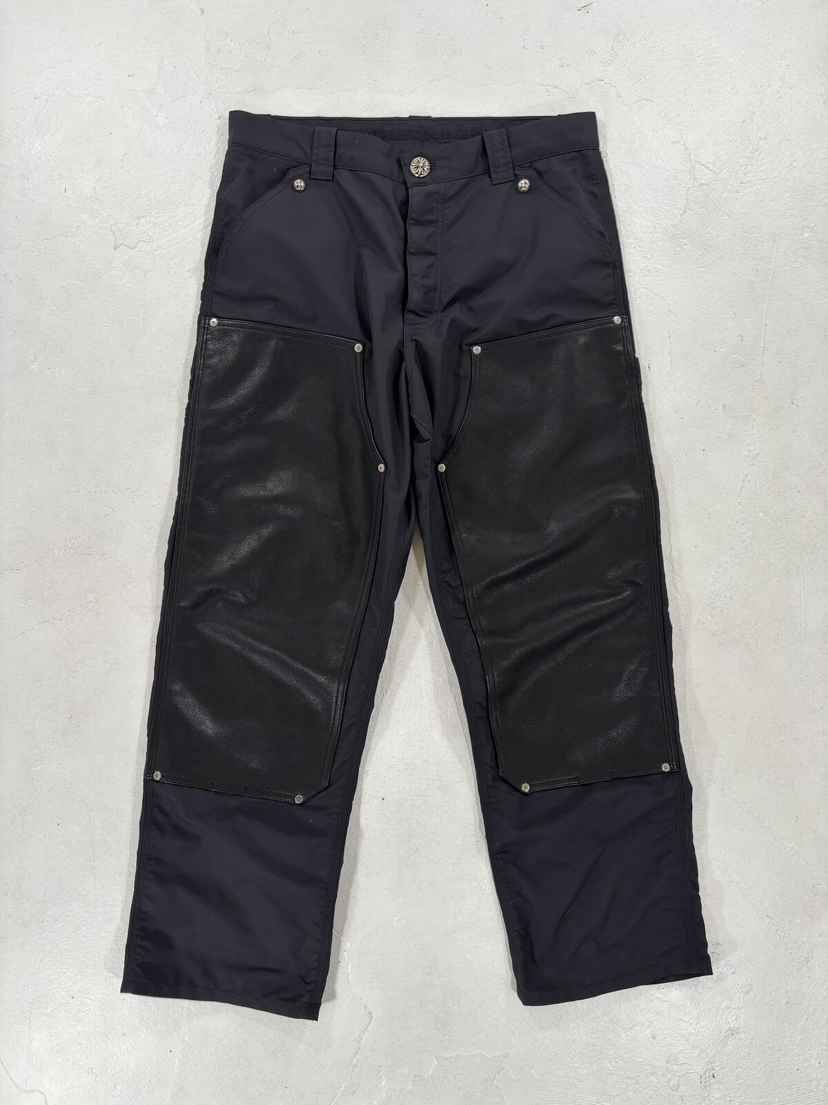 Chrome Hearts Nylon Leather Carpenter Double Knees
