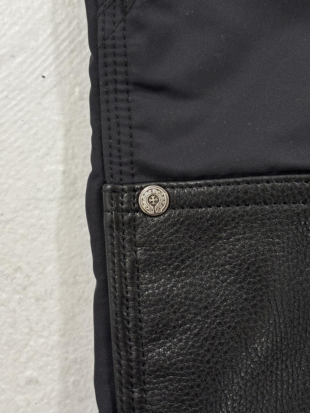 Chrome Hearts Nylon Leather Carpenter Double Knees