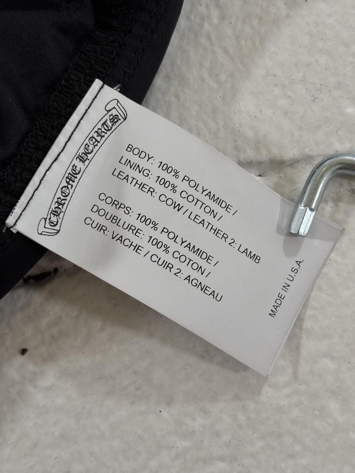 Chrome Hearts Nylon Leather Carpenter Double Knees