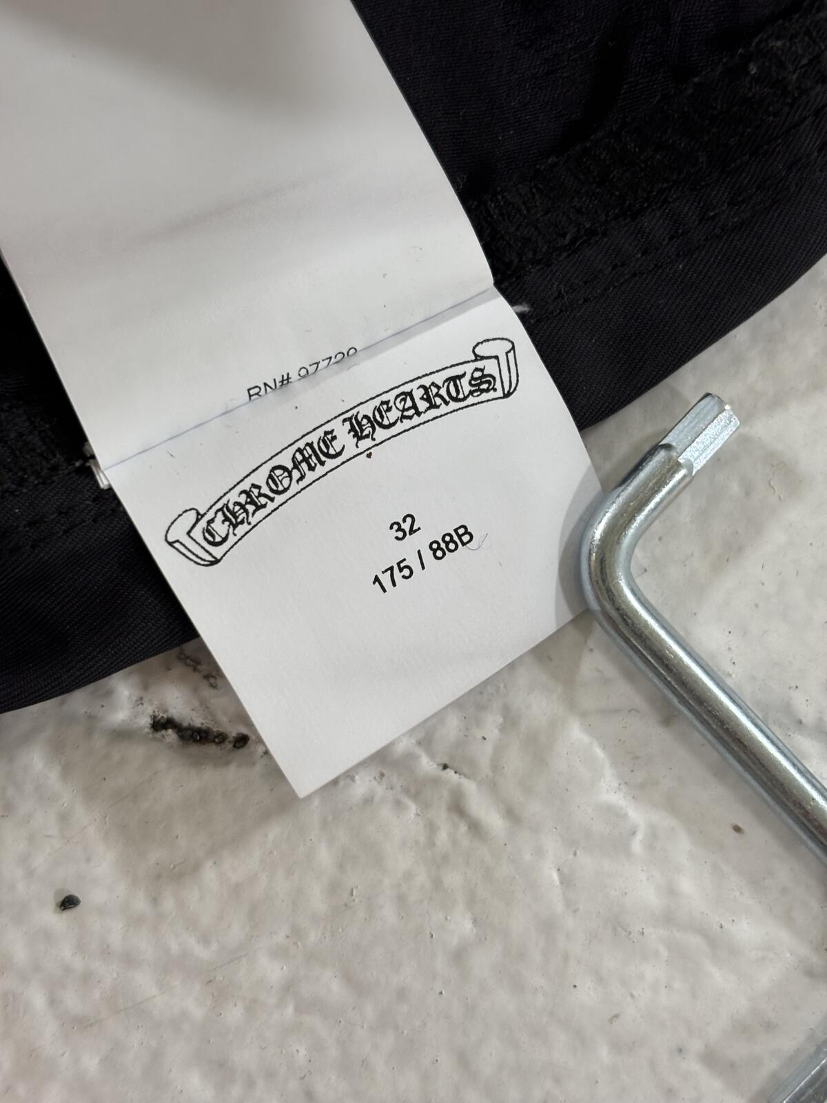 Chrome Hearts Nylon Leather Carpenter Double Knees