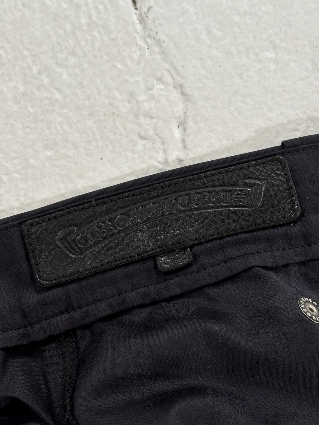 Chrome Hearts Nylon Leather Carpenter Double Knees